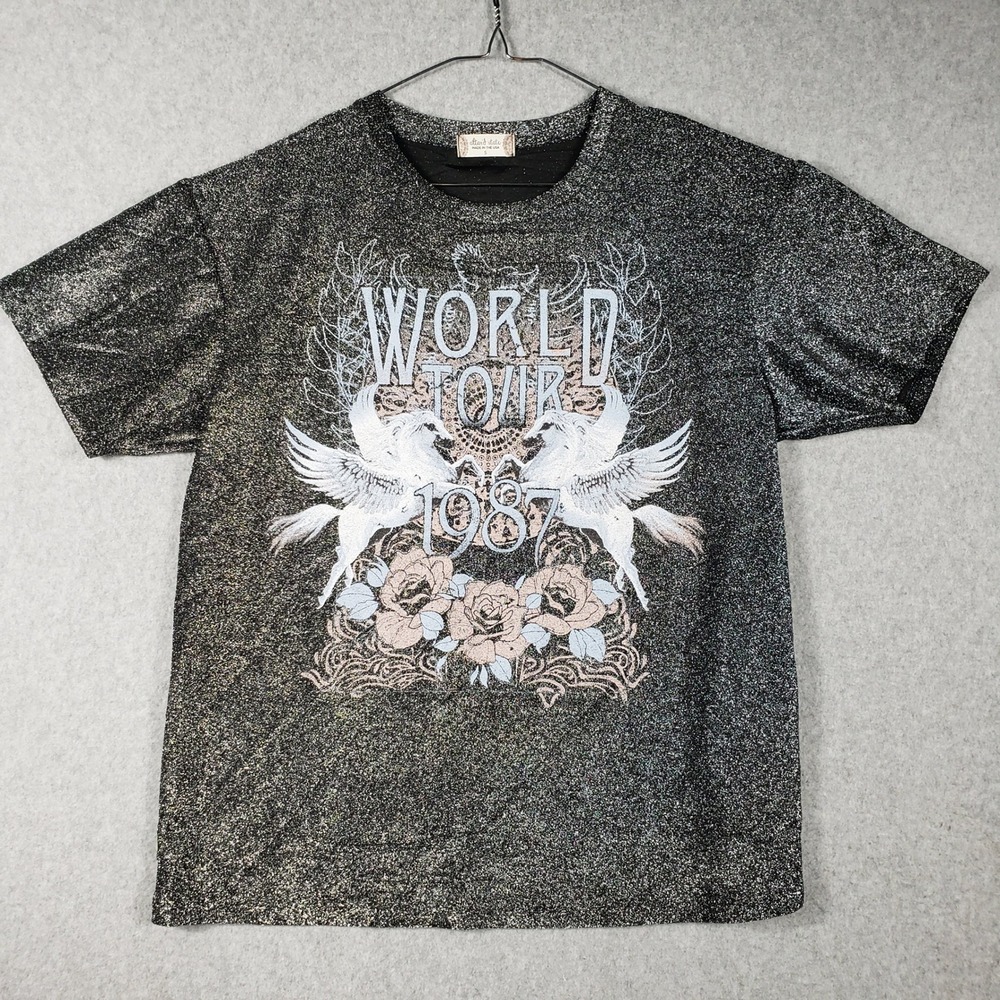 Altard State Pink Floyd World Tour 1987 Sparkle T Shirt‎ Women's Size Small